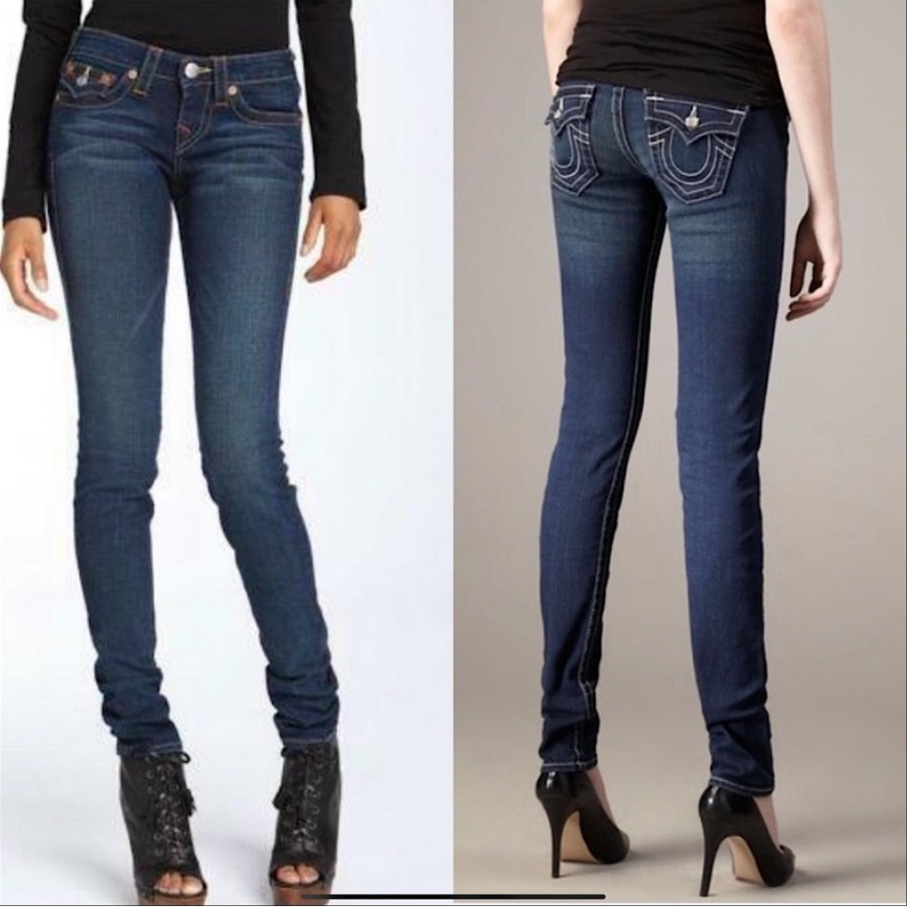 TRUE RELIGION  TALL Jeans Skinny Mid Rise Jodie Rocker Jeans